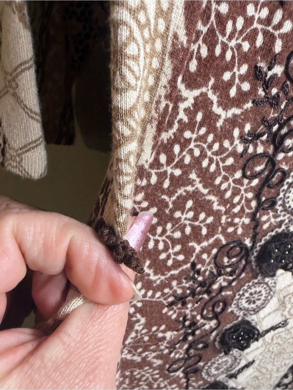 Able to Make All Boho Patchwork Embroidered Dress M - Picture 7 of 10